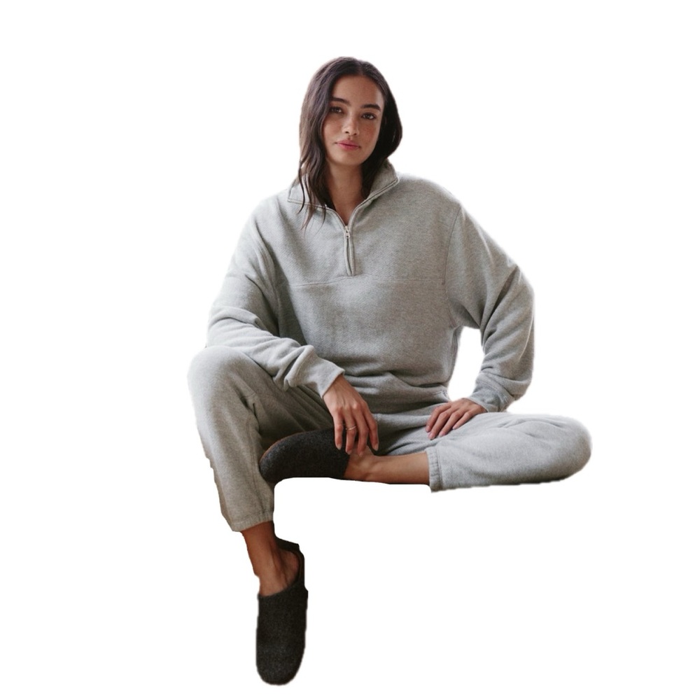 NWOT Jenni Kayne Half Zip Sweatshirt - Picture 3 of 9